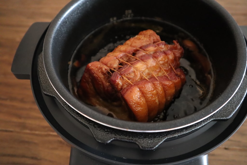 豚バラ 電気圧力鍋で煮る